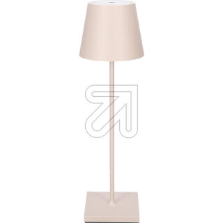 SIGOR NUINDIE LED Akku-Tischleuchte USB-C 380mm dünenbeige 2,2W FlexMood 2200K/2700K IP54 168/197lm Ra85