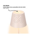 SIGOR NUINDIE LED Akku-Tischleuchte USB-C 380mm dünenbeige 2,2W FlexMood 2200K/2700K IP54 168/197lm Ra85