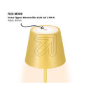 SIGOR NUINDIE LED Akku-Tischleuchte USB-C 380mm sonnengelb 2,2W FlexMood 2200K/2700K IP54 168/197lm Ra85