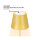 SIGOR NUINDIE LED Akku-Tischleuchte USB-C 380mm sonnengelb 2,2W FlexMood 2200K/2700K IP54 168/197lm Ra85