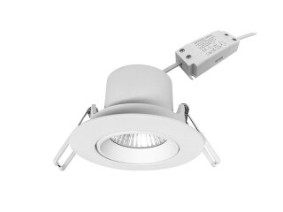 CViTec Aris Downlight 12W 3000K 700lm 36° 230V weiß