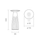 SIGOR LED-Akku-Tischleuchte Nuflair dünenbeige 4544401