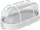 mlight LED-Oval-Armatur IP44 weiß 4000K 9W 81-3201