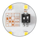 EVN CCT-LED-Oval-Armatur IP54 12W 3000,4000,6500K weiß LA120125