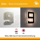 Paulmann Solar-Hausnummer 9 IP44 79850