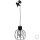 NÄVE LED-Solar-Pendelleuchte GRID schwarz 5313322