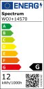 Spectrum LED Leuchtmittel Reflektor AR111 Schwarz 12W GU10 1050lm warmweiß 3000K 15°