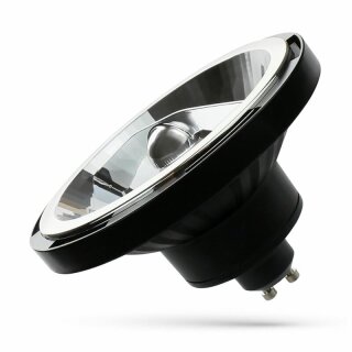 Spectrum LED Leuchtmittel Reflektor AR111 Schwarz 10W GU10 850lm Neutralweiß 4000K 20°