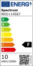 Spectrum LED Leuchtmittel Reflektor AR111 Schwarz 10W GU10 850lm Neutralweiß 4000K 20°