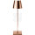SIGOR NUINDIE LED Akku-Tischleuchte kupfer 2.2W 180lm 45° rund Stufenlos dimmbar 2200/2700K 4546401