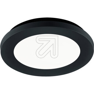 TRIO LED-Deckenleuchte Camillus schwarz IP44 rund 13W 3000K R62921532