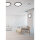 TRIO LED-Deckenleuchte Camillus schwarz IP44 rund 13W 3000K R62921532