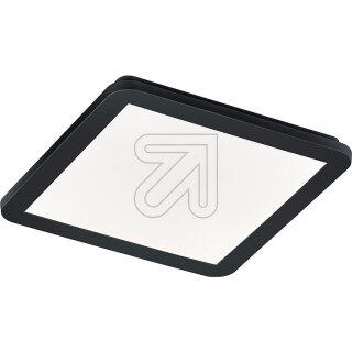 TRIO LED-Deckenleuchte Camillus schwarz IP44 eckig 16W 3000K R62931832