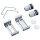 THORN LED-Wannenleuchte IP66 L1535mm Power-Select 4000K 51/41/33W, 96700015