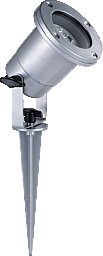 EGB-Strahler GU10 mit Erdspieß silber 46-29419