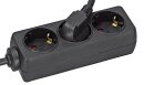 3-fach EGB Steckdosenleiste schwarz 3m
