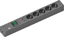 5-fach BACHMANN CONNECT LINE Steckdosenleiste schwarz...