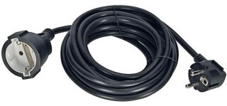 EGB 041985 Verlängerung H05VV-F 3G1,5mm² 5m schwarz