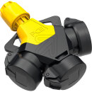 PCE 3-Wegekupplung Taurus2 IP54 gelb 253812-se...
