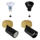 DD536S-D LED-Deep-Deco Reflektor 4,9W 3000K warmweiß 36° schwarz dimmbar