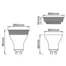DD536S-D LED-Deep-Deco Reflektor 4,9W 3000K warmweiß 36° schwarz dimmbar