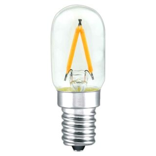 T221522V2 LED Filament Röhre T22x55 1,5W E14 klar 180lm 822 extra warmweiß 2200K