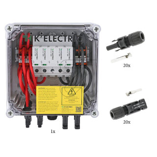 Kelectric Einführungspaket Generatorenanschlusskasten V2, 2x2, T2, 2MPP, 4St. MC4