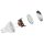 GU10306S1 LED Reflektor 6W GU10 warmweiß 3000K Spot 10° mit Linse