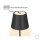 SIGOR NUINDIE LED Akku-Stehleuchte schwarz 2.2W 180lm 2700K rrund dimmbar 4549001 USB-C