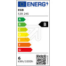 10x EGB 53924500 LED Glasröhre 185lm/W L600mm 6W...