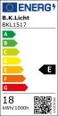 B.K.Licht LED Deckenleuchte Weiß rund Ø28cm 18W 2000lm Neutralweiß 4000K Sterneneffekt Backlight