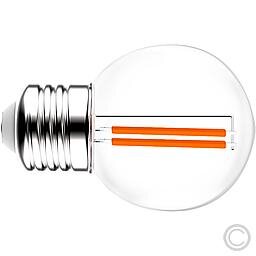 EGB 54134500 LED Filament Tropfenlampe klar E27 2W 180lm 2700K