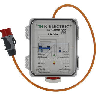 Kelectric M-DPRCD 400V 16A mit Phasenwender PRCD-Box 136600