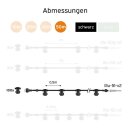 Illu-51-v2 Illu-Leitung 50m mit 100x E27 Fassung...
