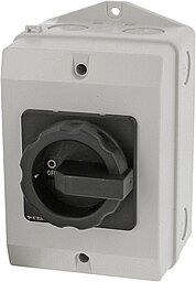 KELECTRIC Reparaturschalter, 3 polig, 32A gekapselt, 16mm² AC3 9,5kW / AC23 11,5kW, 690V, IP65, 354032