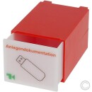 KELECTRIC Hutschienen-Klickbox Anlagendokumentation rot...
