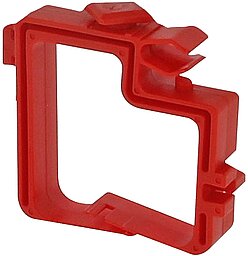 10x KELECTRIC universeller Kabelsammelhalter rot, 170100
