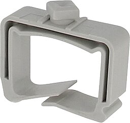 10x KELECTRIC Kabelsammelhalter klein, grau, 10er Pack für Striebel-Syst., 170106
