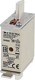 3x KELECTRIC NH Sicherung Größe 000, 500V AC, 35A, 140635