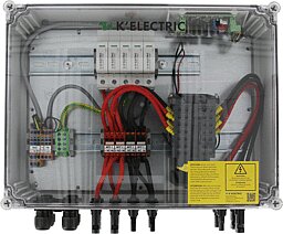 KELECTRIC Feuerwehrschalter 2MPP, 2in 1out, MC4 ÜSS T1+2, 300x400x132mm, MC4, 134112