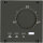 Panasonic Thermostat Analog Abdeckung anthrazit 55x55