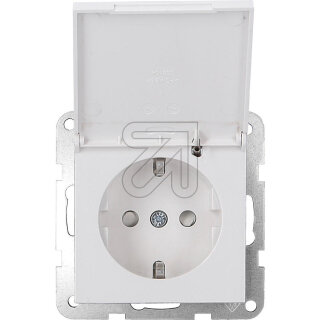 Panasonic Plus 55 Steckdose mit Klappdeckel weiß WDTT03102WH-EU1