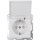 Panasonic Plus 55 Steckdose mit Klappdeckel weiß WDTT03102WH-EU1