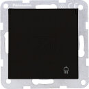 Panasonic Plus 55 Steckdose mit Klappdeckel matt schwarz