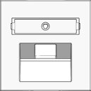 Panasonic Plus 55 Zentralscheibe mit Schriftfeld 1xUAE...