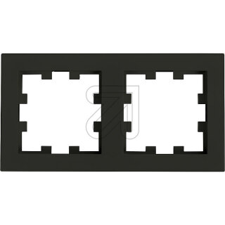 Panasonic Karre Plus 55 Abdeckrahmen 2-fach anthrazit