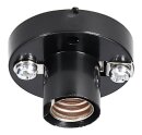 20x EGB Illu-Fassung E10 schwarz