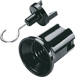 5x EGB Illuketten-Fassung E27 mit Haken