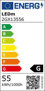 2GX13556 Leuchtstofflampe Ring Rundröhre T5 55W/865 2GX13 tageslichtweiß 6500K