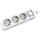 Hölter 3-fach Steckdosenleiste weiß mit Schalter GNBK03A / 3G1.5X1.4M